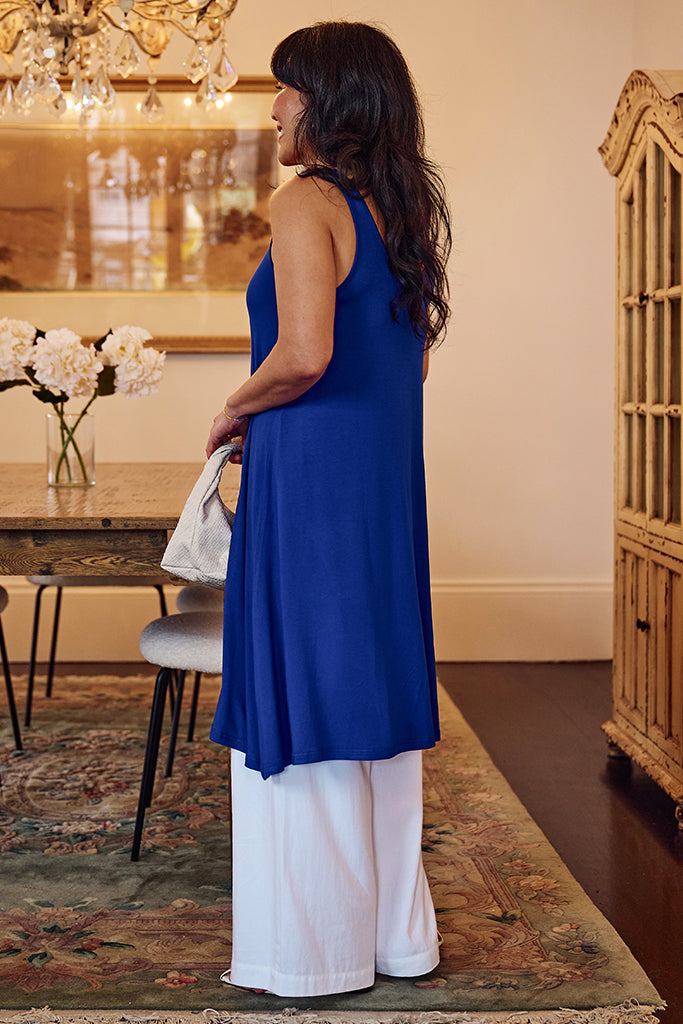 Swing Dress - Cobalt