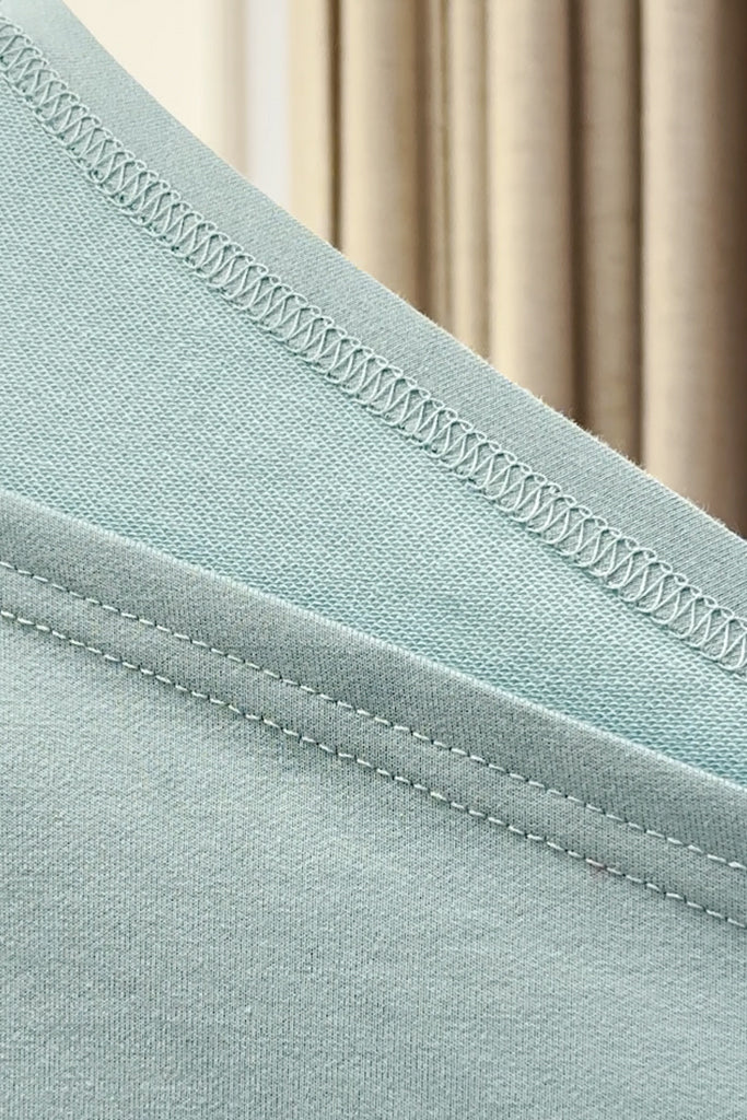 French Terry Pax Tee - Aquamarine