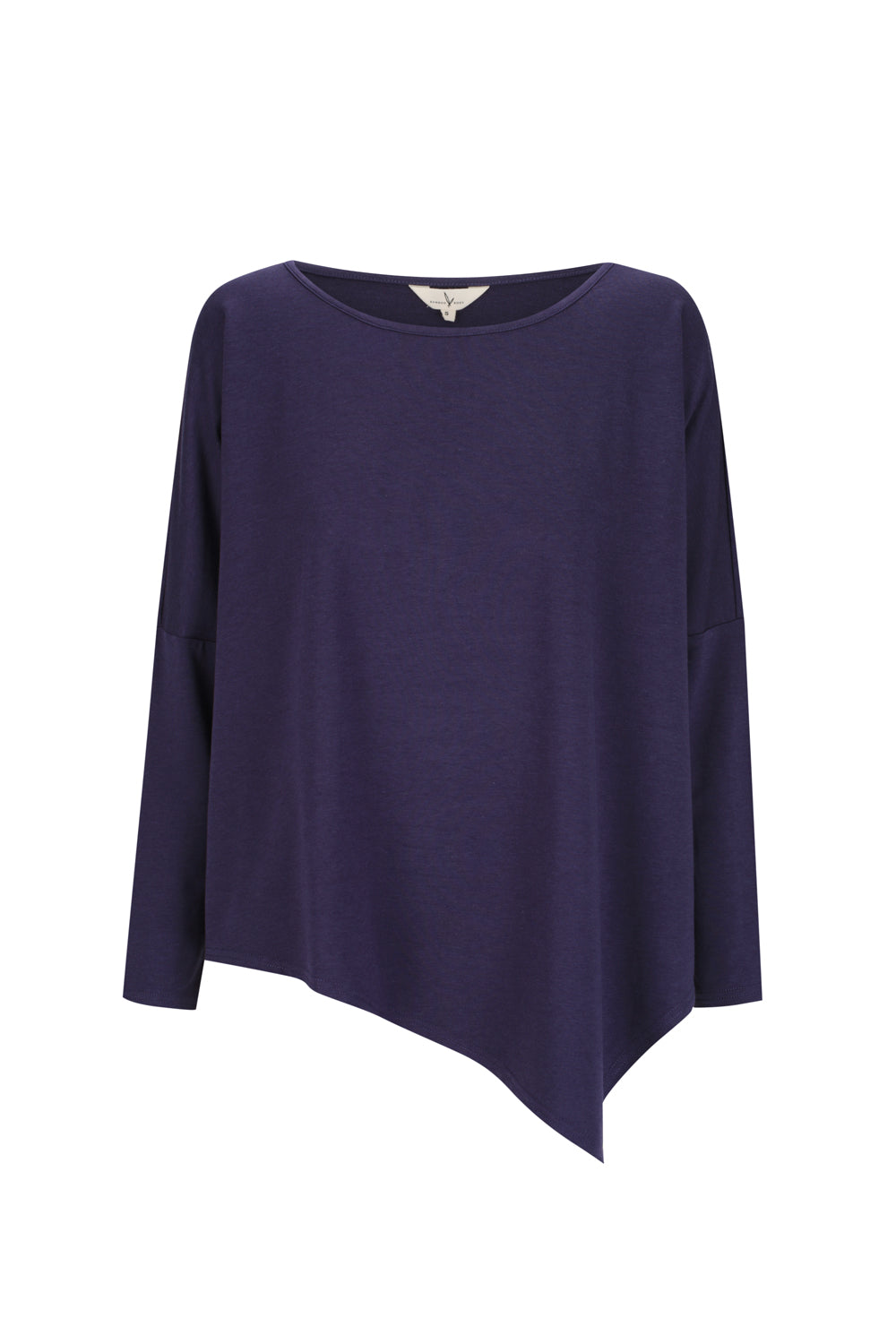 French Terry Relax Boatneck - Indigo