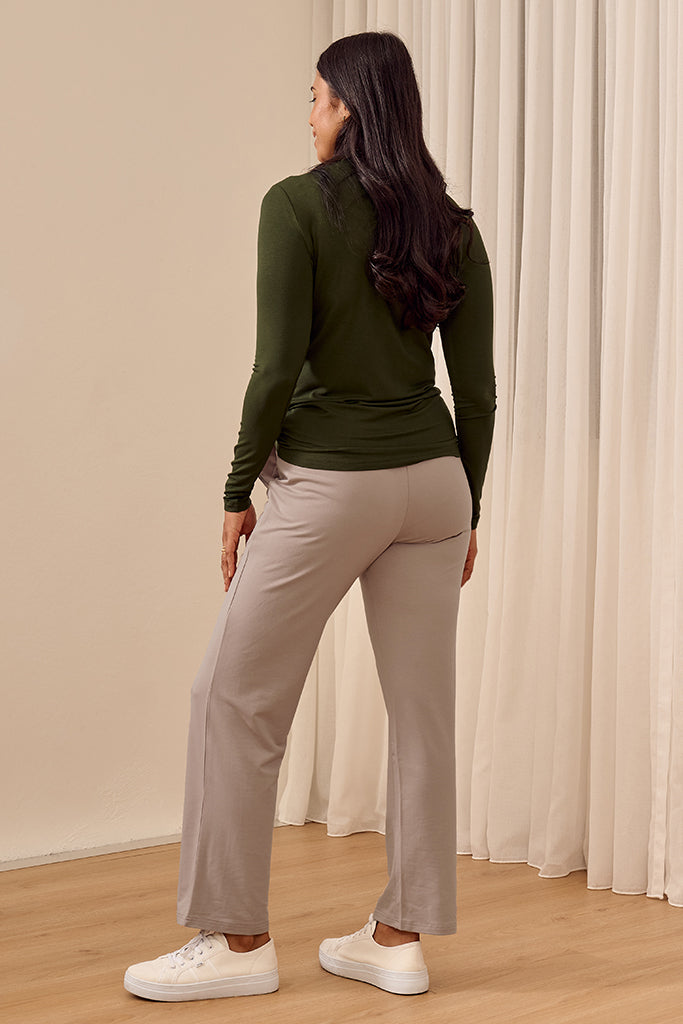 Bamboo Turtle Neck - Moss