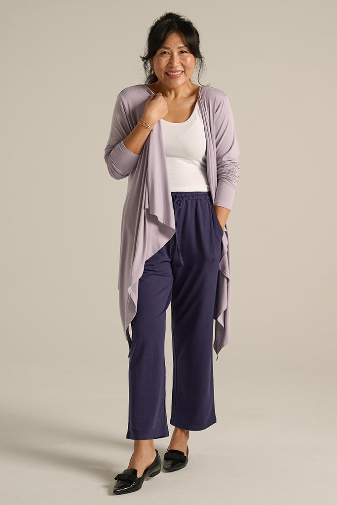 Waterfall Cardigan - Lavender