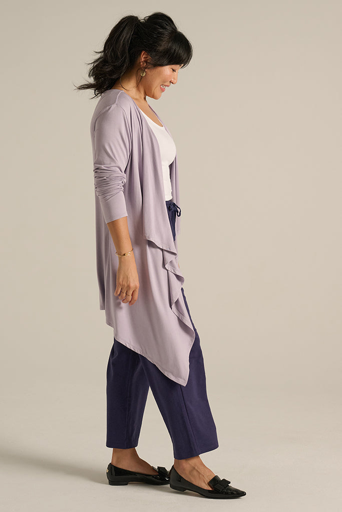 Waterfall Cardigan - Lavender
