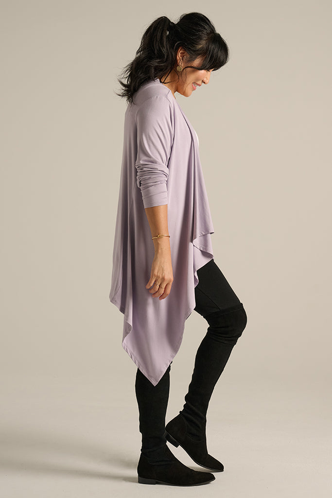 Waterfall Cardigan - Lavender