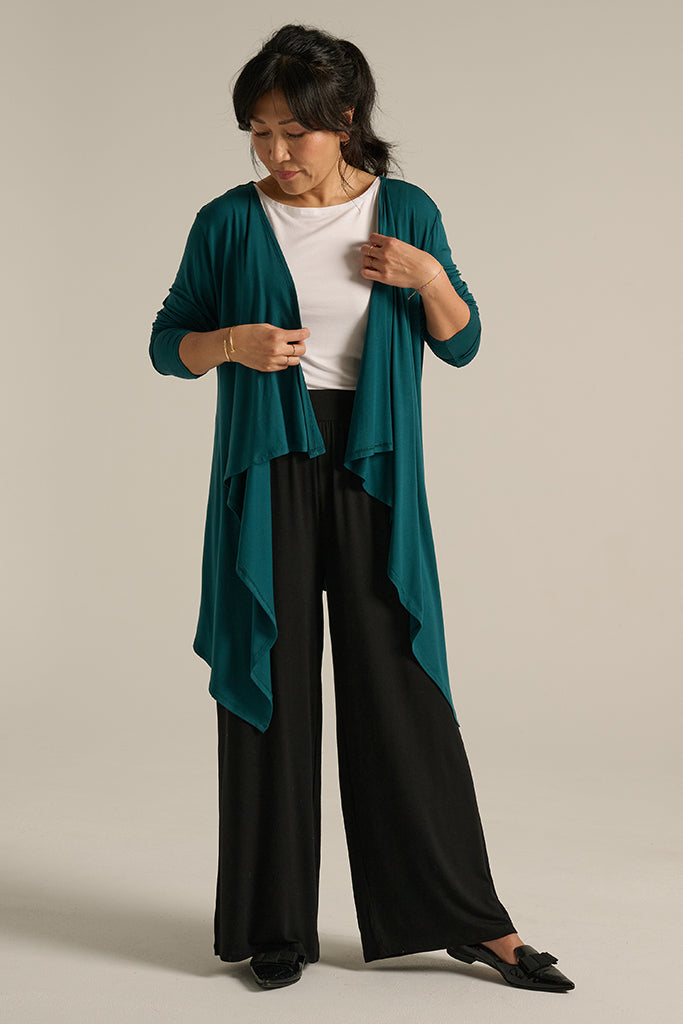 Waterfall Cardigan - Pine