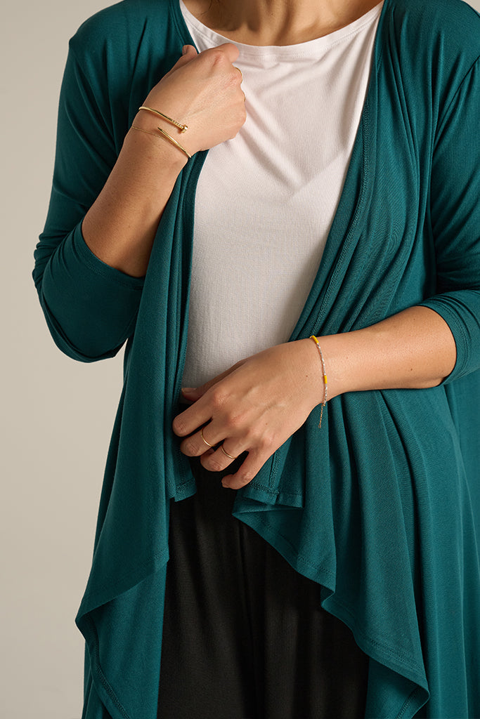 Waterfall Cardigan - Pine