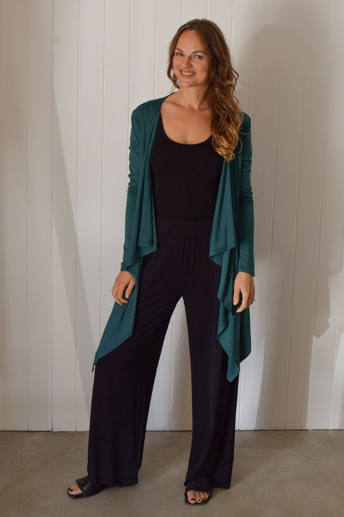 Waterfall Cardigan - Pine