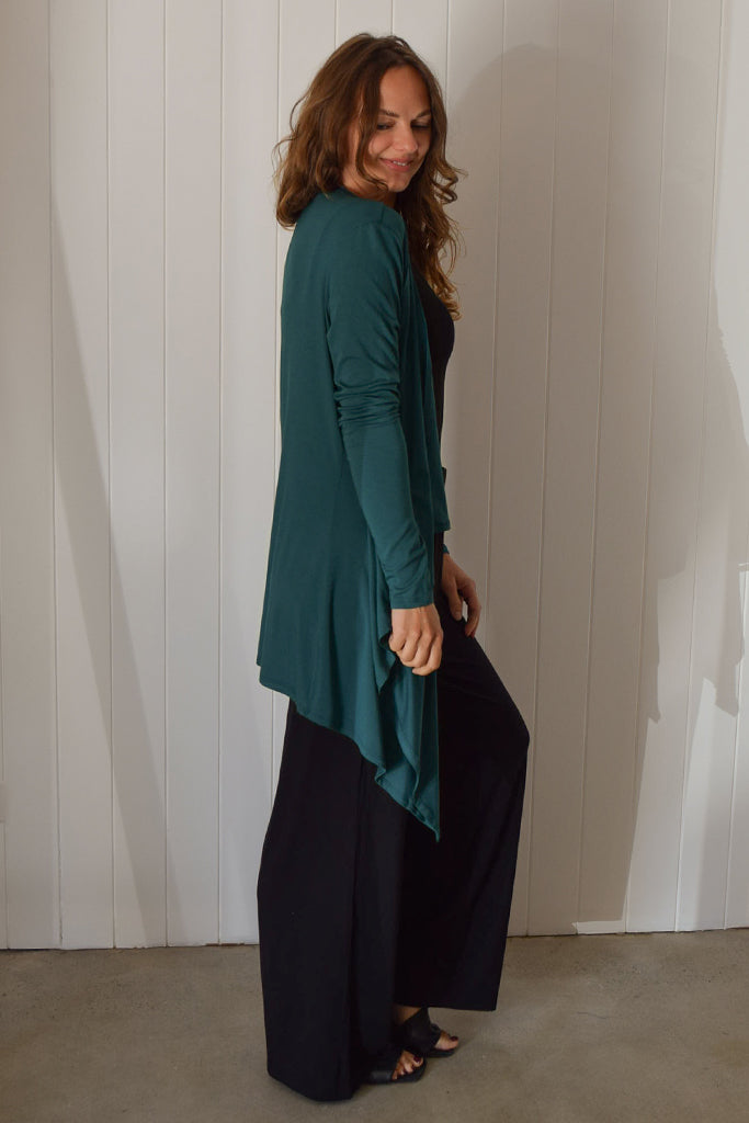 Waterfall Cardigan - Pine