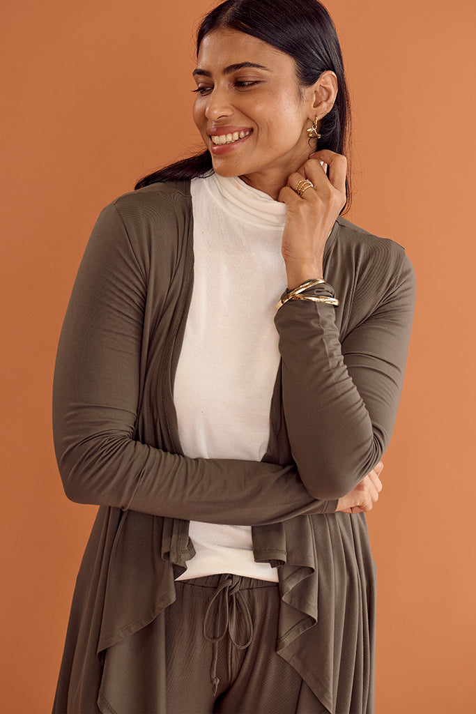 Maya Turtle Neck Knit - Cream
