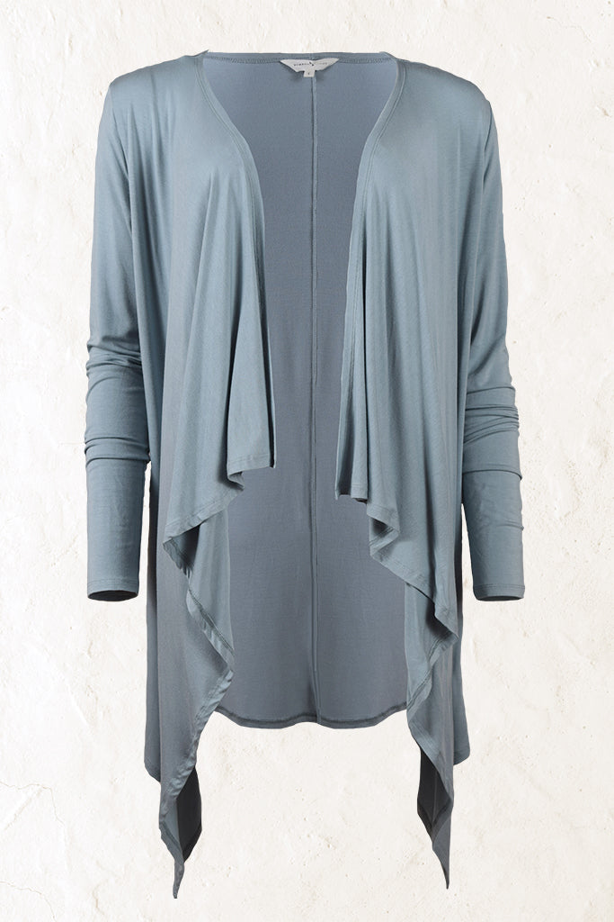 Waterfall Cardigan - Steel Blue