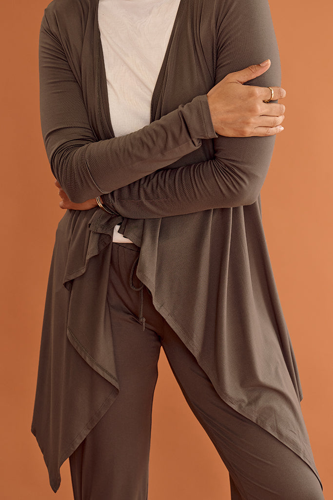 Waterfall Cardigan - Slate