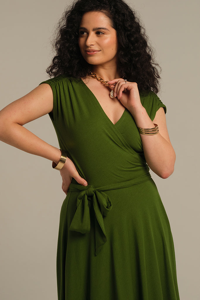 Wrap Dress - Garden