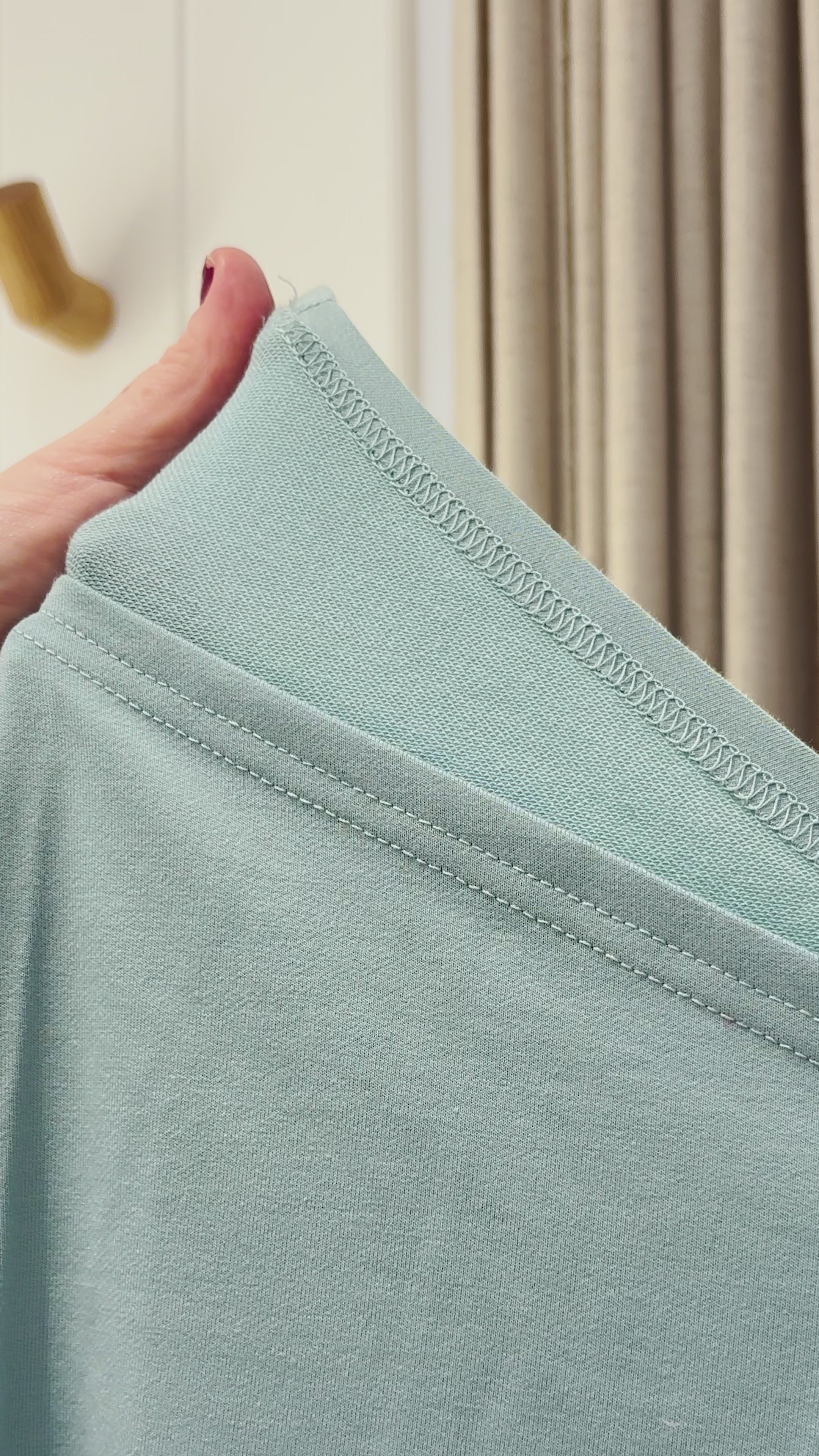 video of the bamboo terry fabric