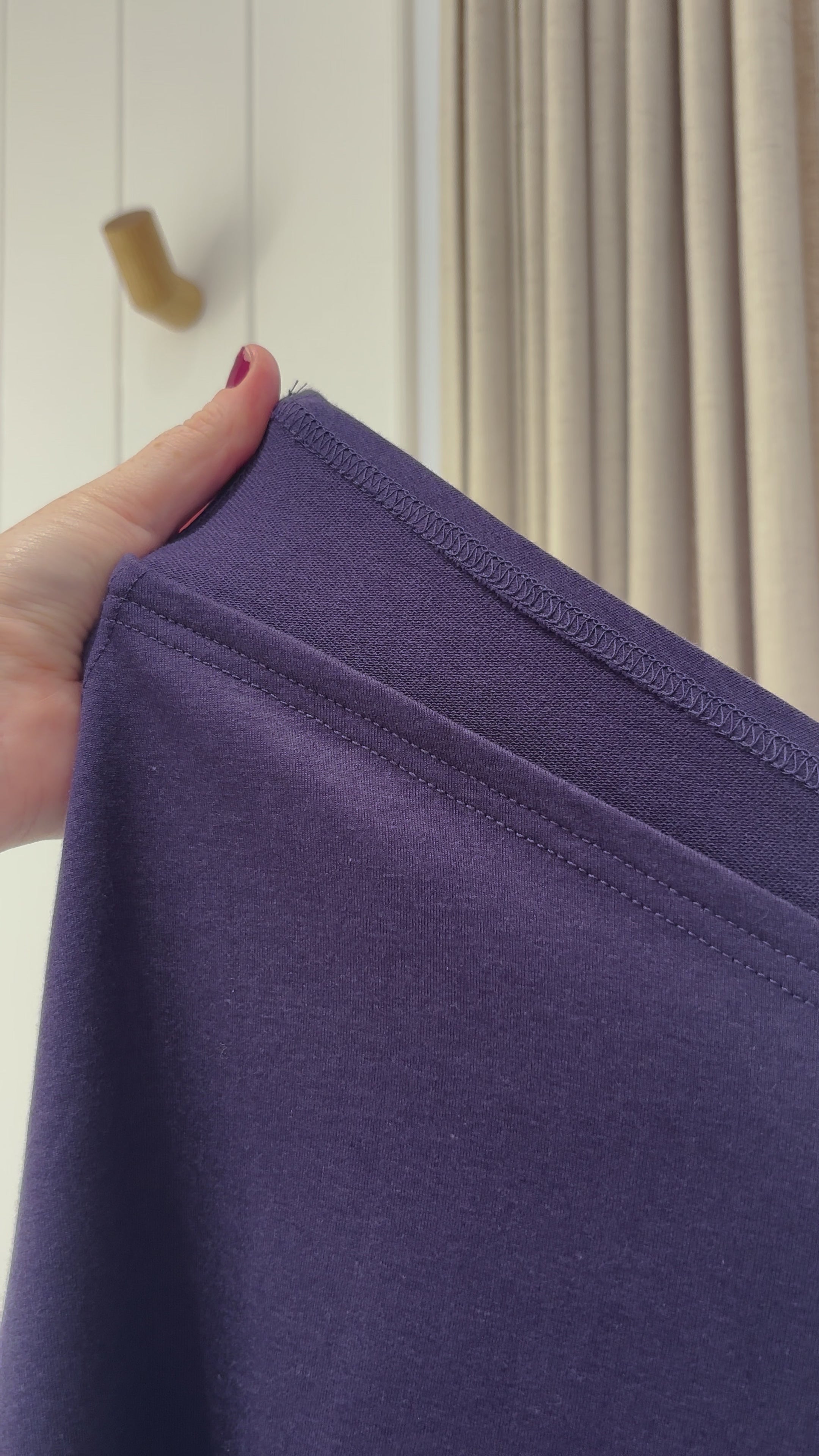 video of the bamboo terry fabric