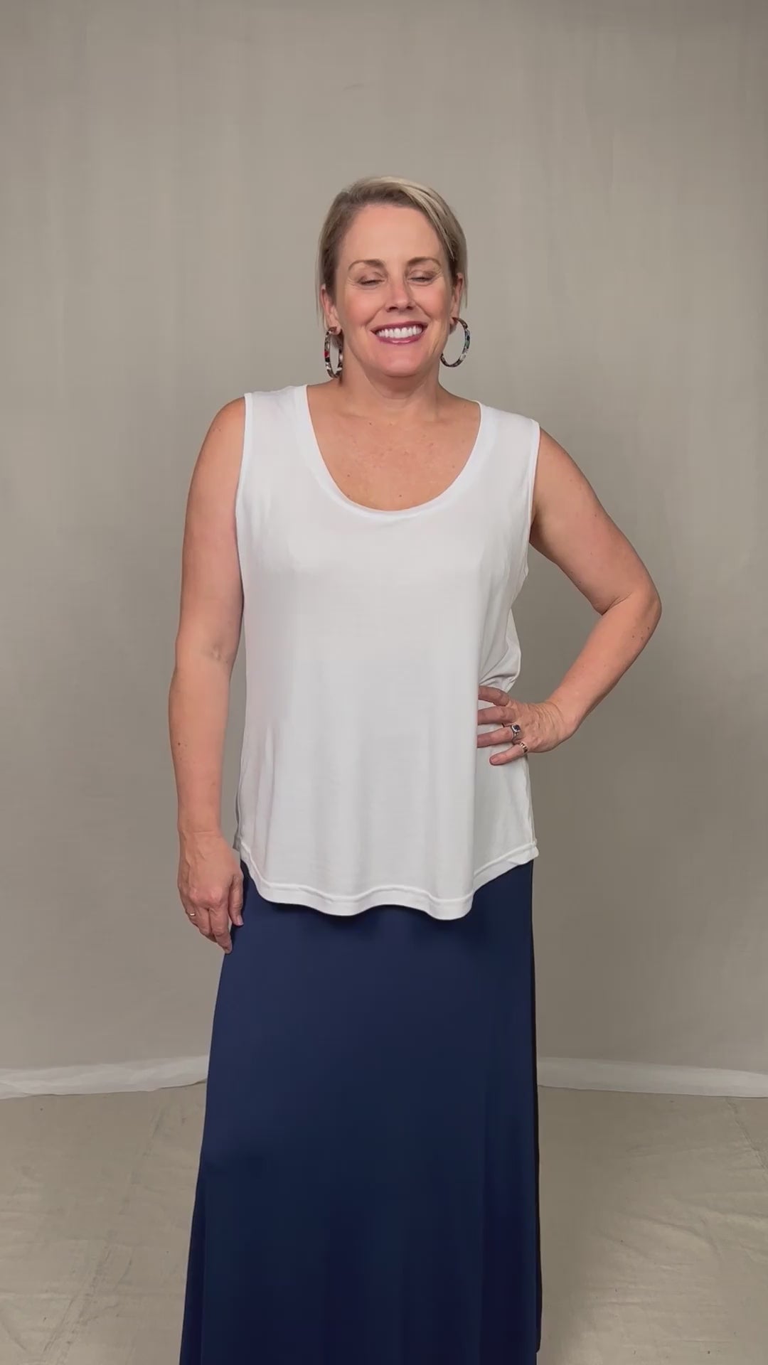 long stretchy skirt how to wear