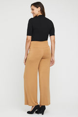 Luxe Wide Leg Pant - Biscuit