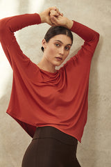 Relax Boatneck - Warm Red