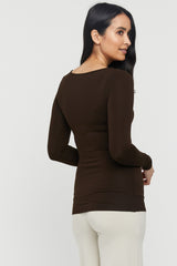 L/S Layering Top - Chocolate