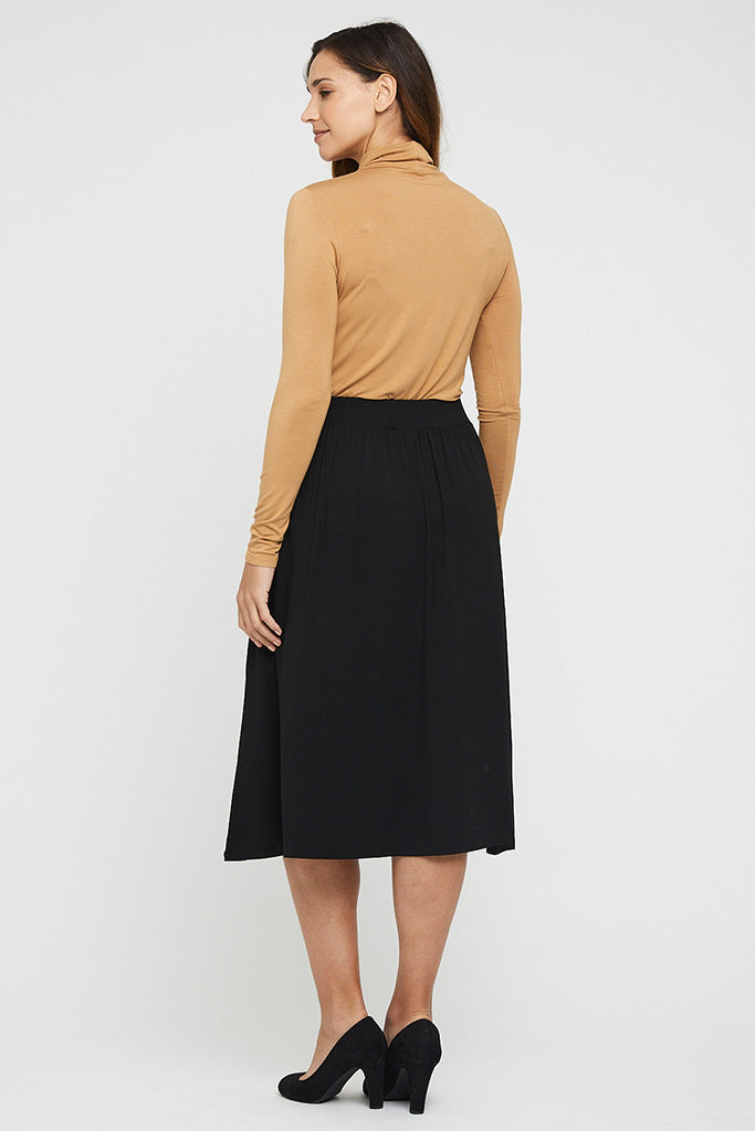 bamboo skirt in midi length