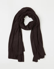 Lightweight Bamboo Cashmere Wool Wrap - Cacao