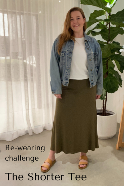 Re-Wear Challenge with the Shorter Tee