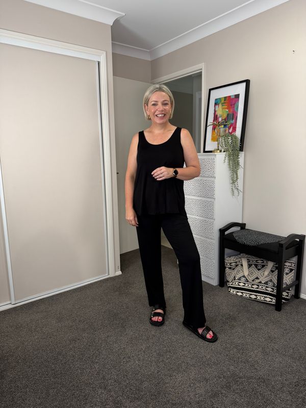 Essential Bamboo Pants - Black