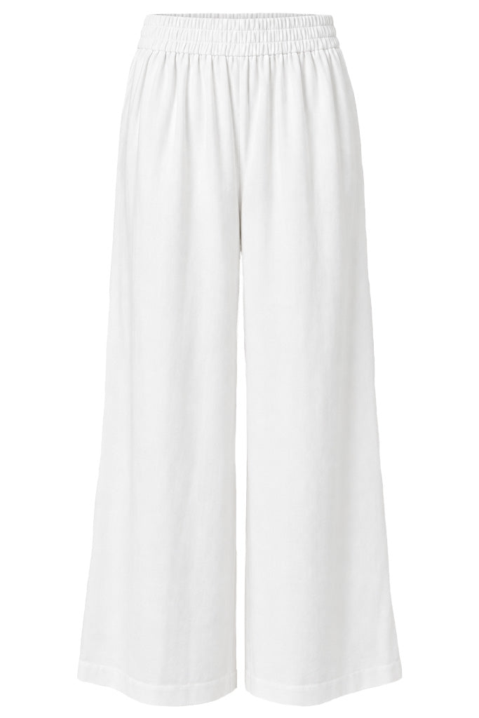 Bamboo Linen Pant - White
