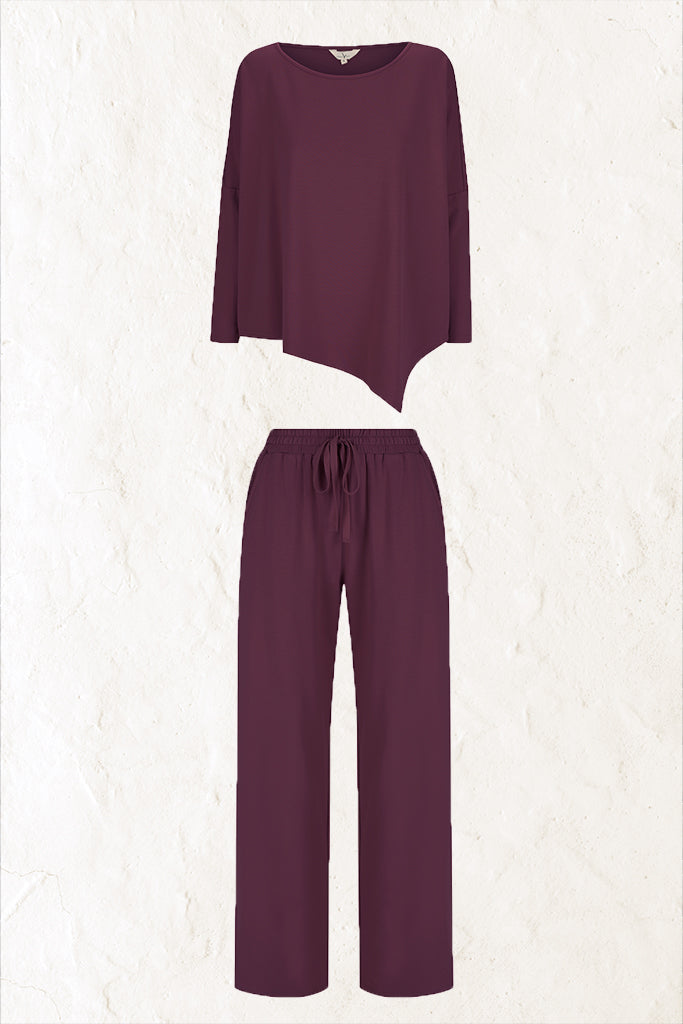 Brooklyn Travel Set - Burgundy