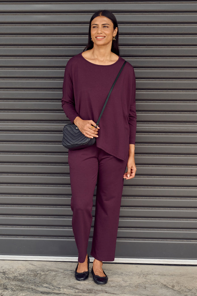 Brooklyn Travel Set - Burgundy