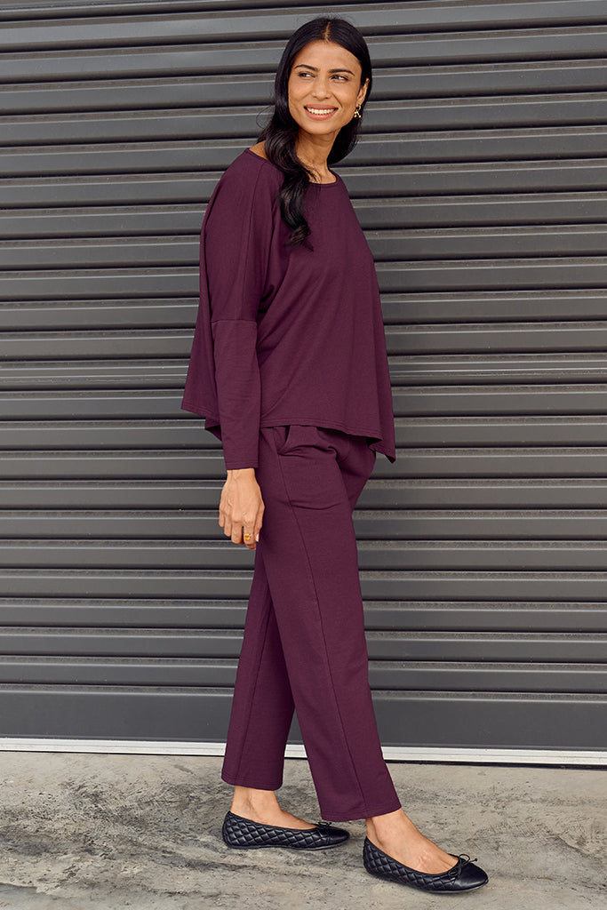 Brooklyn Travel Set - Burgundy