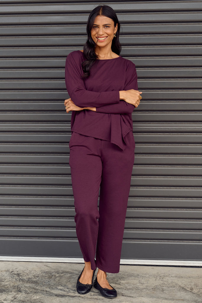 Brooklyn Travel Set - Burgundy