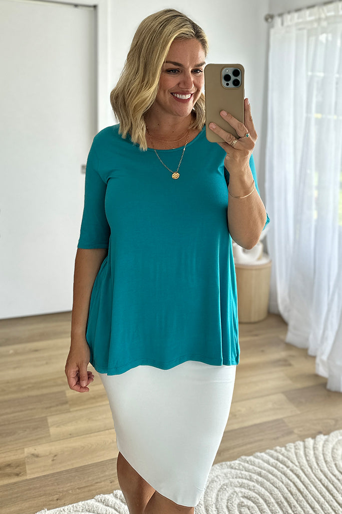 Carter Tunic Top - Teal