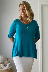 Carter Tunic Top - Teal