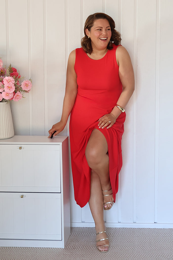 Charlotte Dress - Red