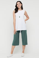 Bamboo Culottes - Silver Pine