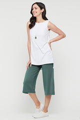 Bamboo Culottes - Silver Pine