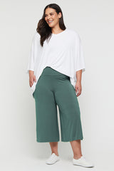 Bamboo Culottes - Silver Pine