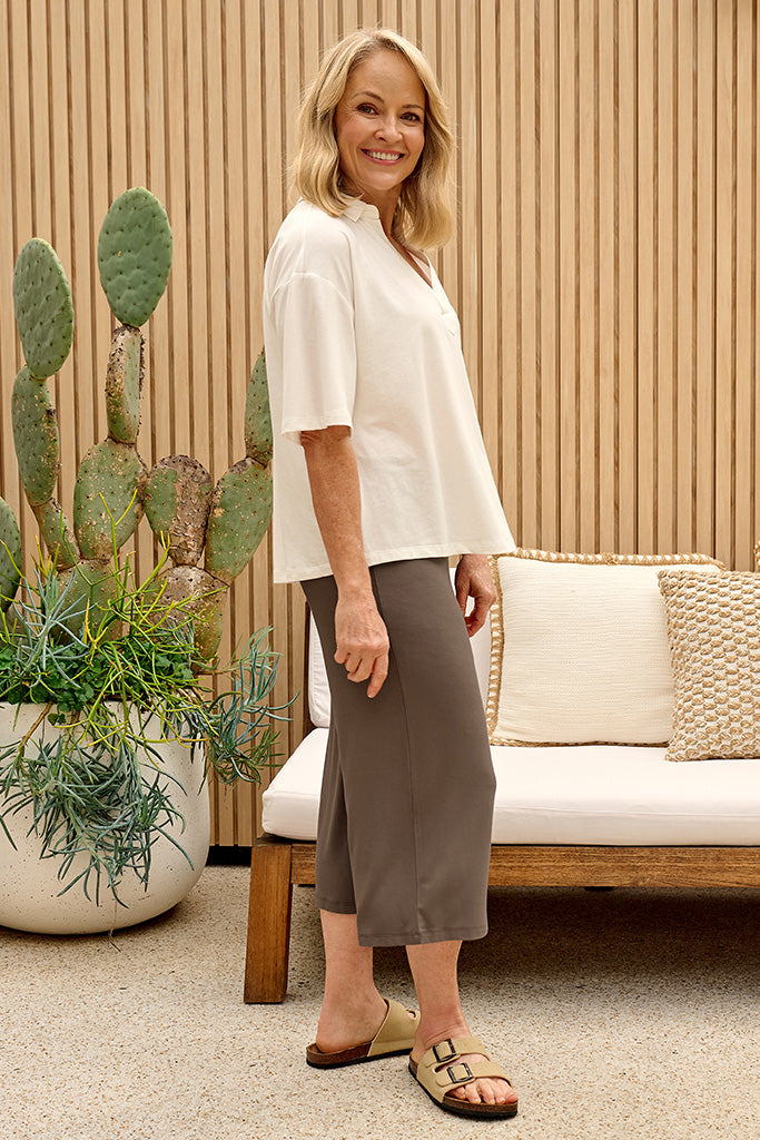 Bamboo Culottes - Slate