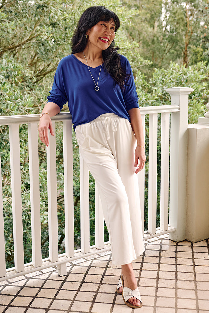 Dolman Sleeve Top - Cobalt