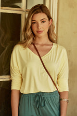 Dolman Sleeve Top - Limoncello