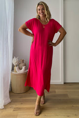 Elsie Dress - Magenta