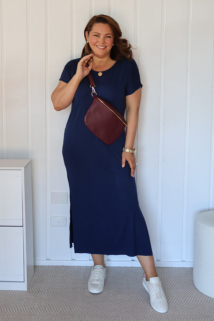 Elsie Dress - Navy