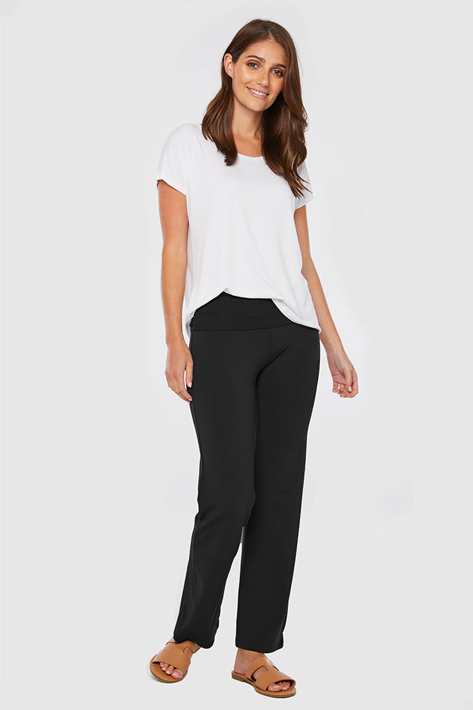 Essential Bamboo Pants - Vintage Black