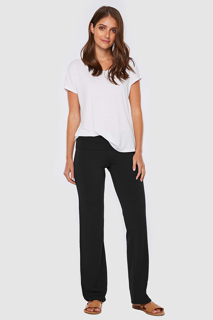 Essential Bamboo Pants - Vintage Black