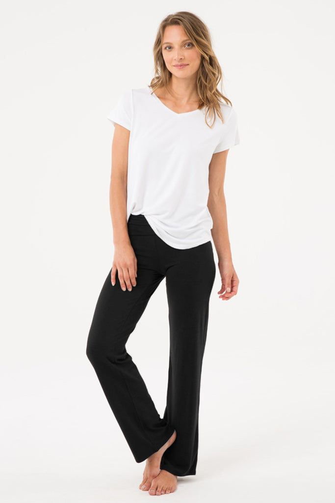Essential Bamboo Pants - Vintage Black