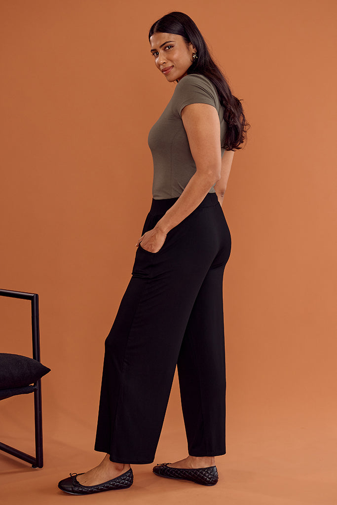 Essential Scoop Tee - Slate