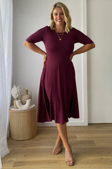 Harmony Dress - Burgundy