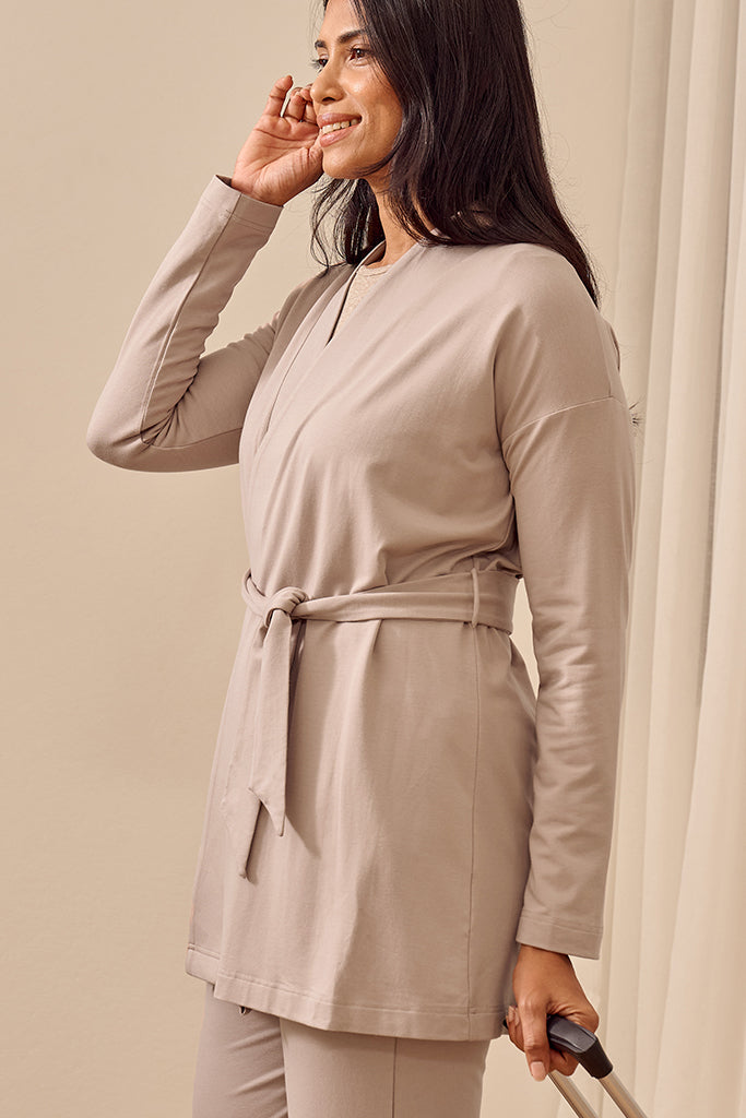 Jamie Cardigan - Taupe