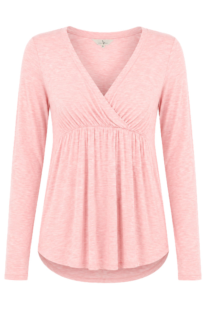 Cross Front PJ Set - Rose