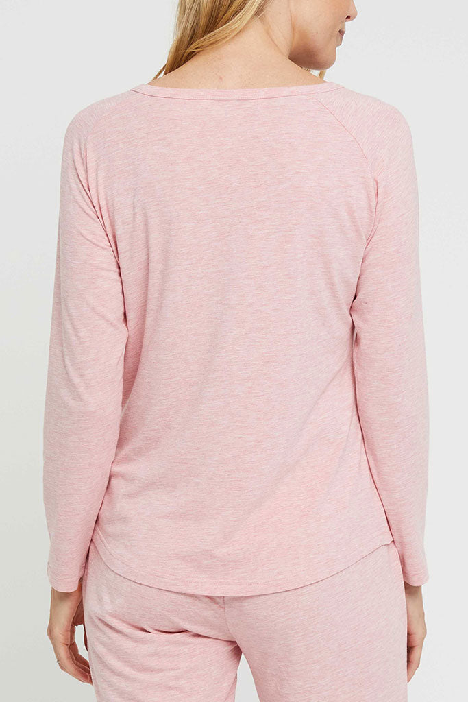 Henley PJ Set - Rose