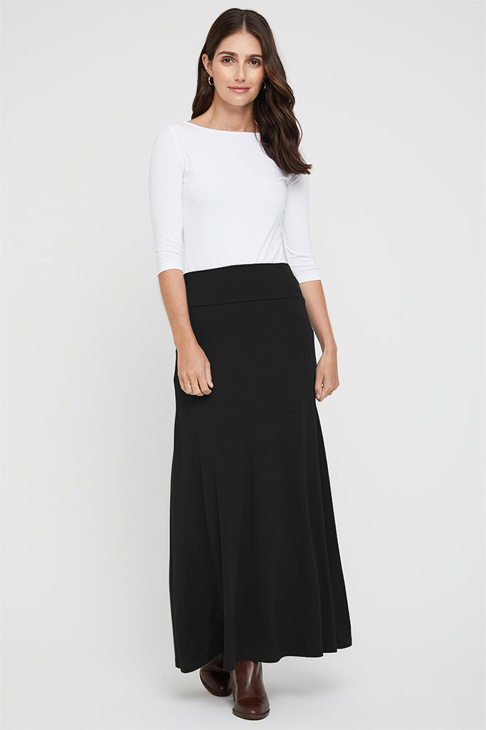 Lana Long Skirt - Vintage Black